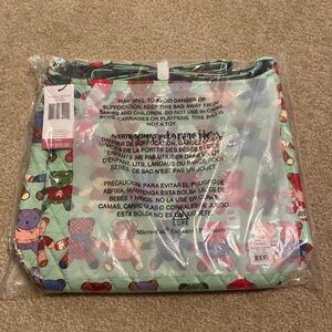 New Vera Bradley Essential XL Crossbody Bag Christmas Holiday (Toasty Teddies)